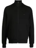 Lacoste logo-embroidered stretch-cotton jacket - Black