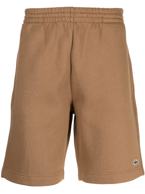 Lacoste logo-embroidered jersey shorts