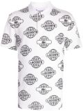 Lacoste Globe-print polo shirt - White