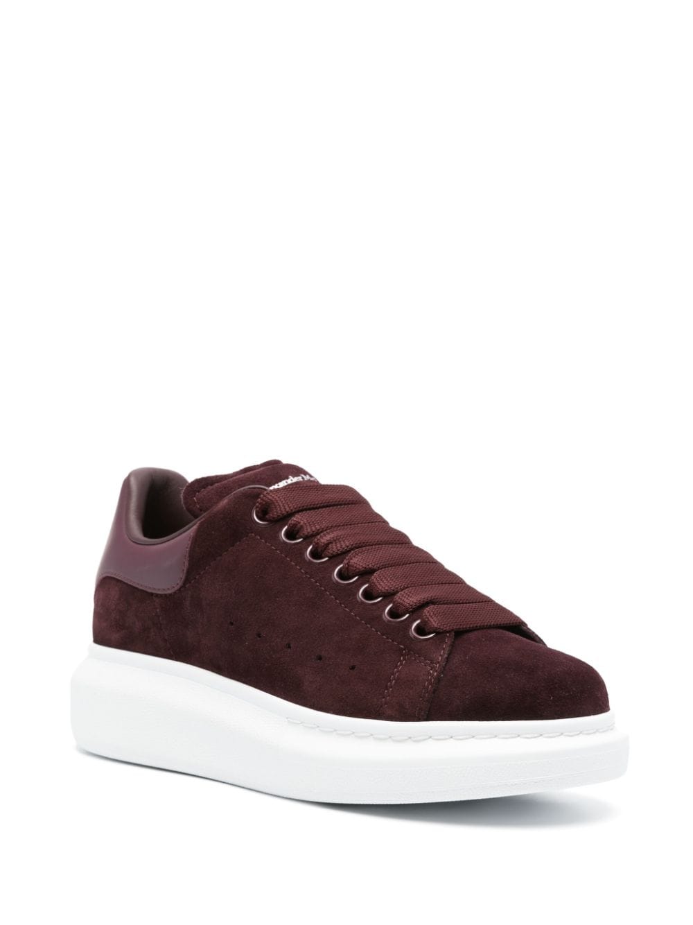 Alexander mcqueen clearance burgundy trainers