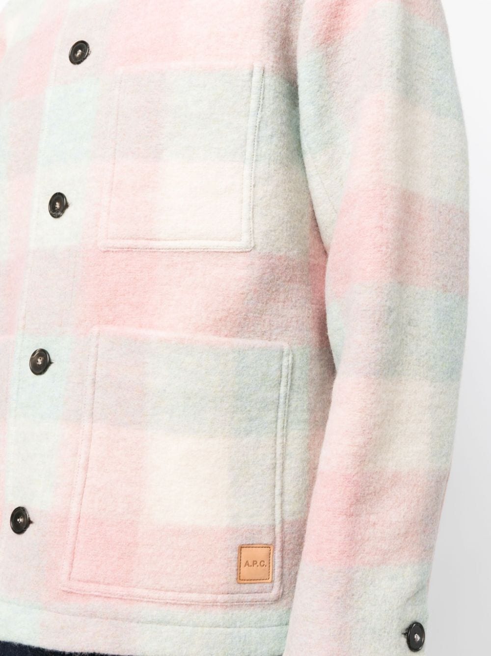 A.P.C. Shirtjack met logopatch Roze