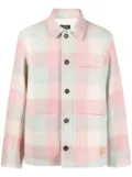 A.P.C. checked shirt jacket - Pink