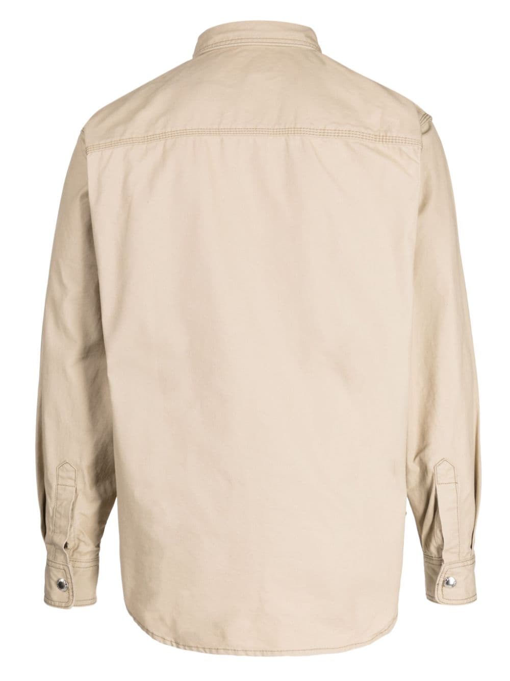 CHOCOOLATE button-up cotton shirt - Bruin
