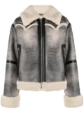 STAND STUDIO Lessie faux-shearling jacket - Grey