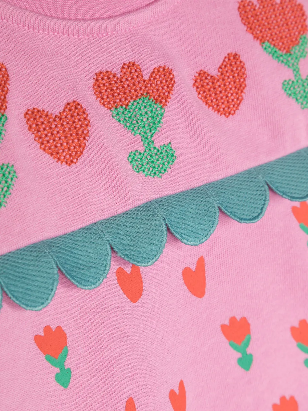 Stella McCartney Kids Sweater met tijgerprint Roze