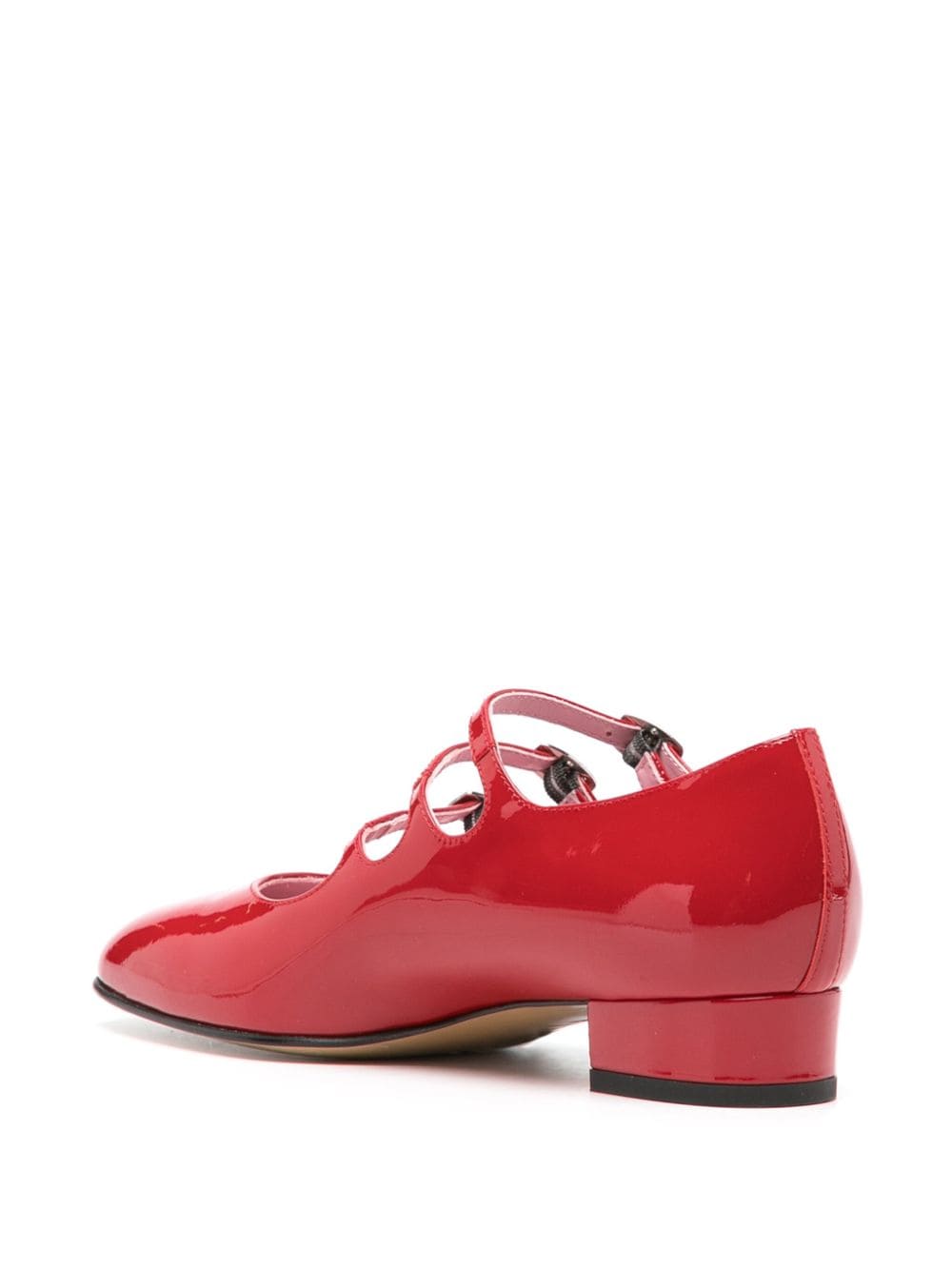 Shop Carel Paris Ariana 30mm Ballerina Shoes In 红色