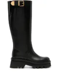 Chloé Owena knee-high leather boots - Black