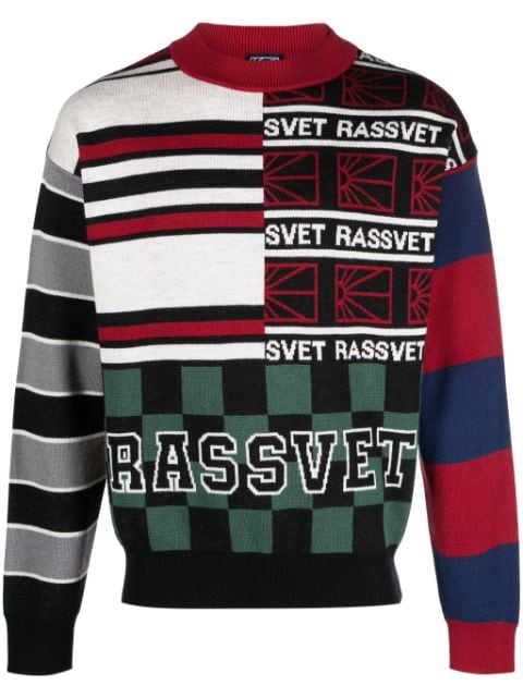  RASSVET intarsia-knit wool-blend jumper