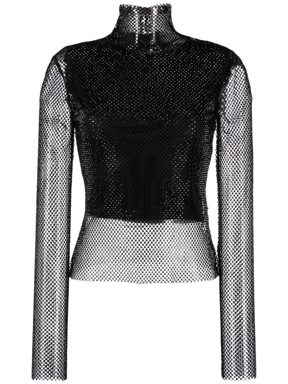 Sportmax Top verfraaid met stras Zwart