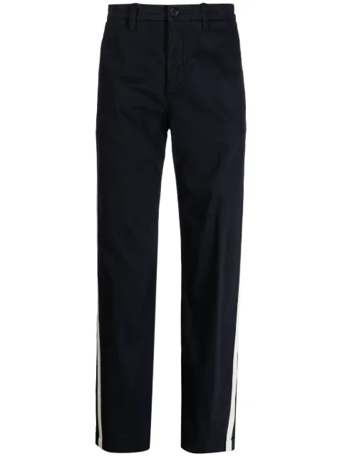 Lacoste pantalones chinos rectos con motivo de rayas