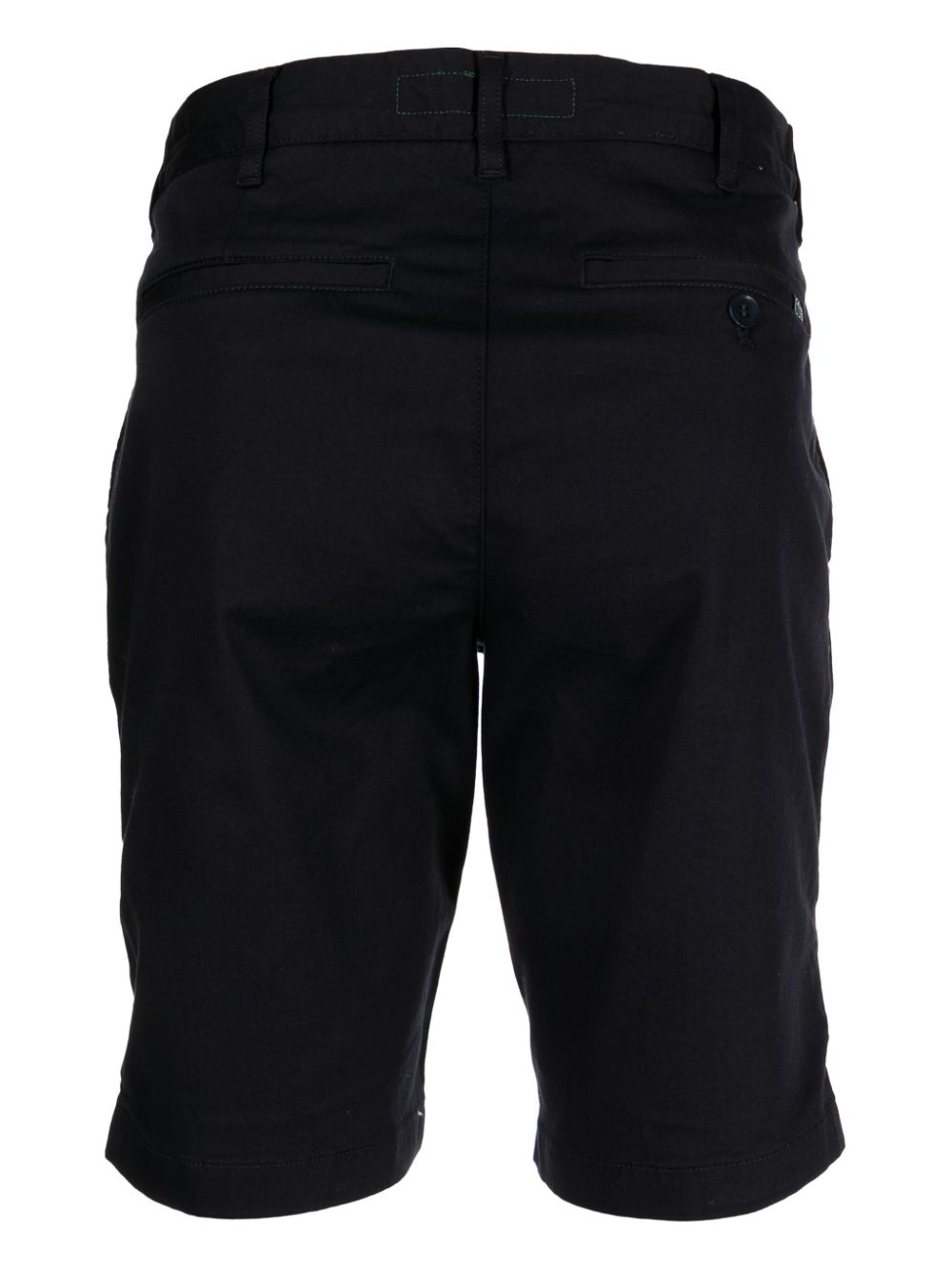 Shop Lacoste Slim-cut Chino Shorts In Black