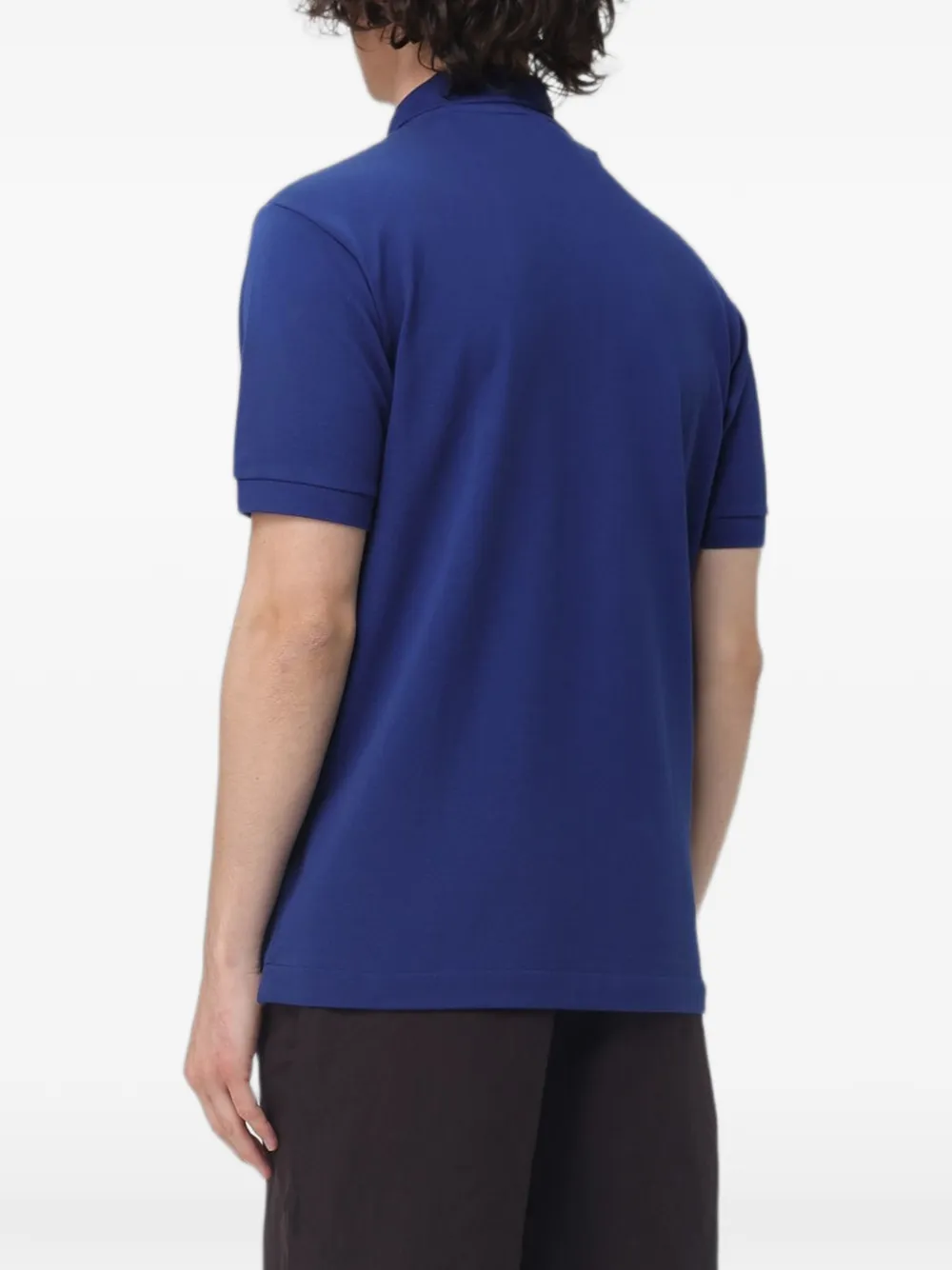 Lacoste Piqué poloshirt met logopatch Blauw