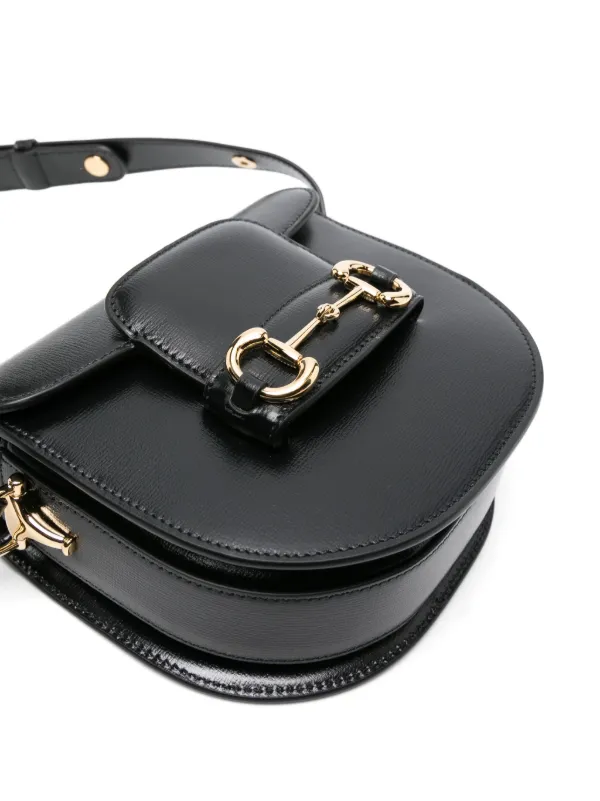 Gucci mini Horsebit 1955 shoulder bag women Calf Leather One Size Black