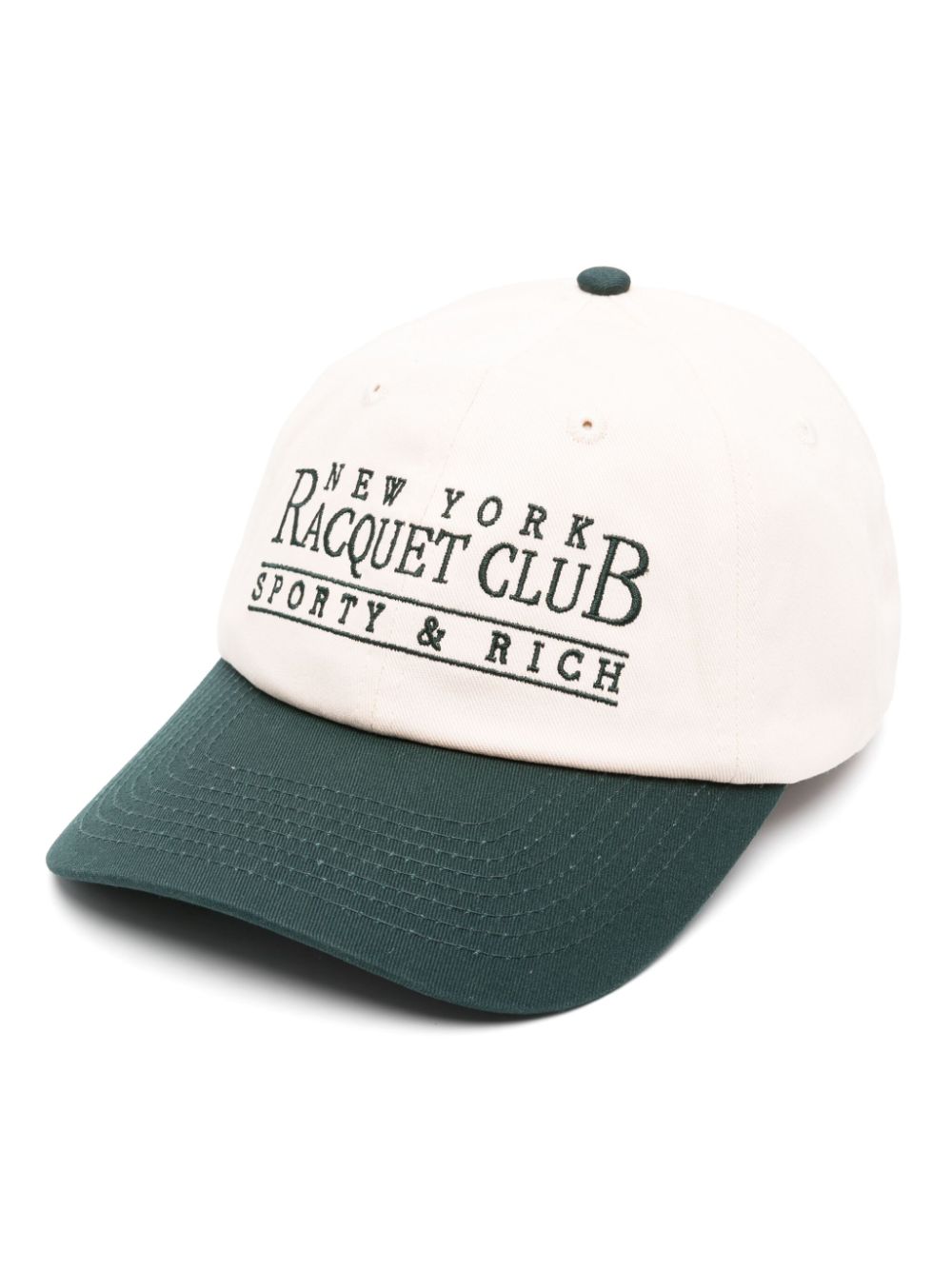 logo-embroidered cotton baseball cap