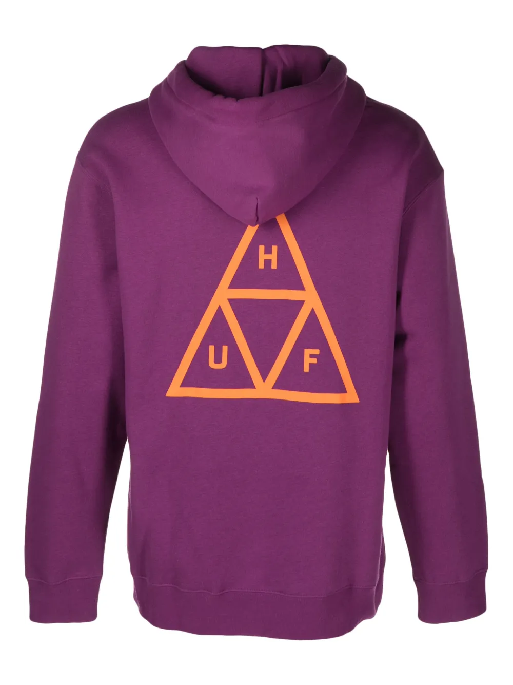 Huf logo-print drawstring hoodie - Paars
