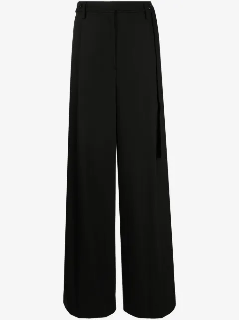 System pantalon de tailleur à logo 
