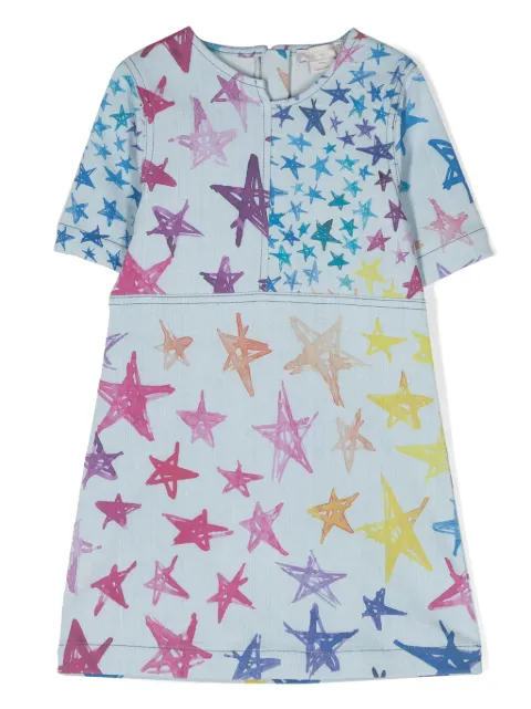 Stella McCartney Kids star-print cotton dress
