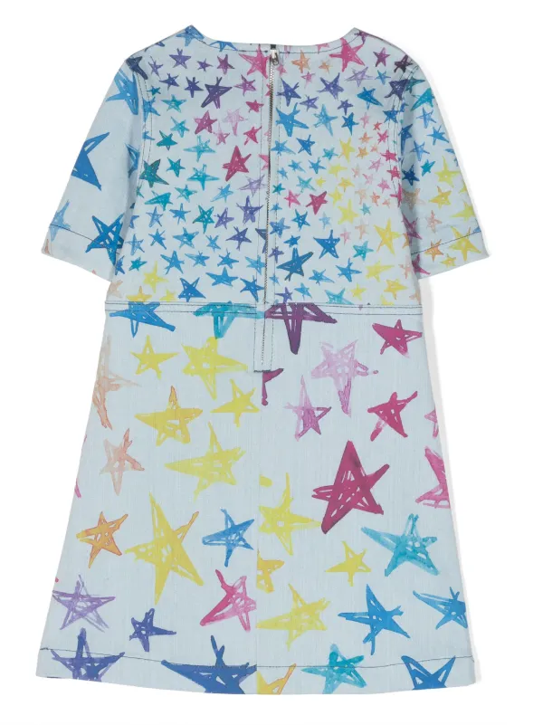 【送料&関税込】Stella McCartney Cotton Dress Cotton shirt dress in blue - Stella Mc Cartney | Mytheresa
