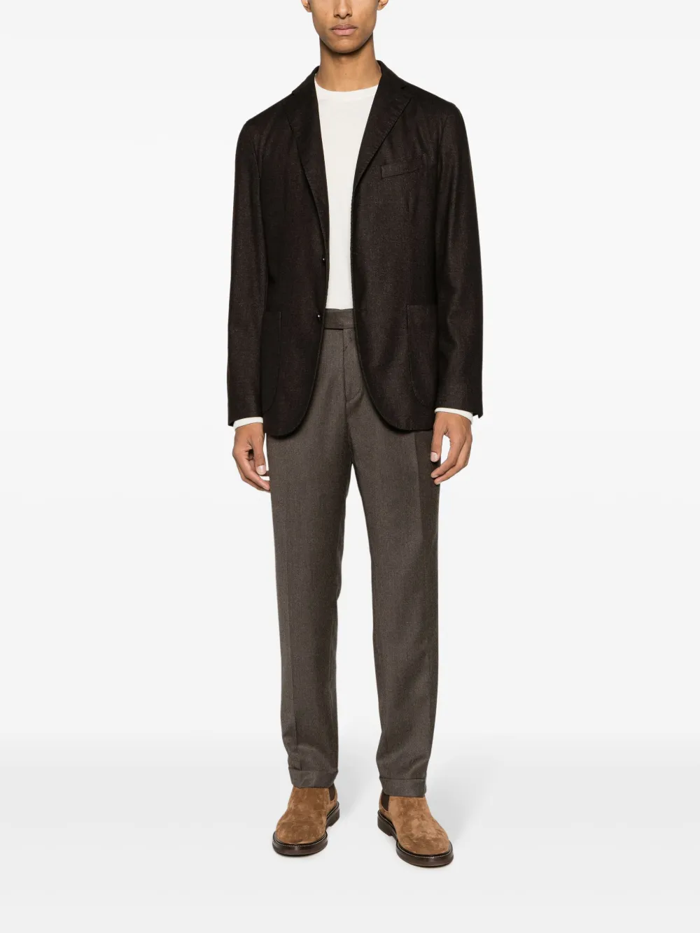 Boglioli Wollen blazer - Bruin