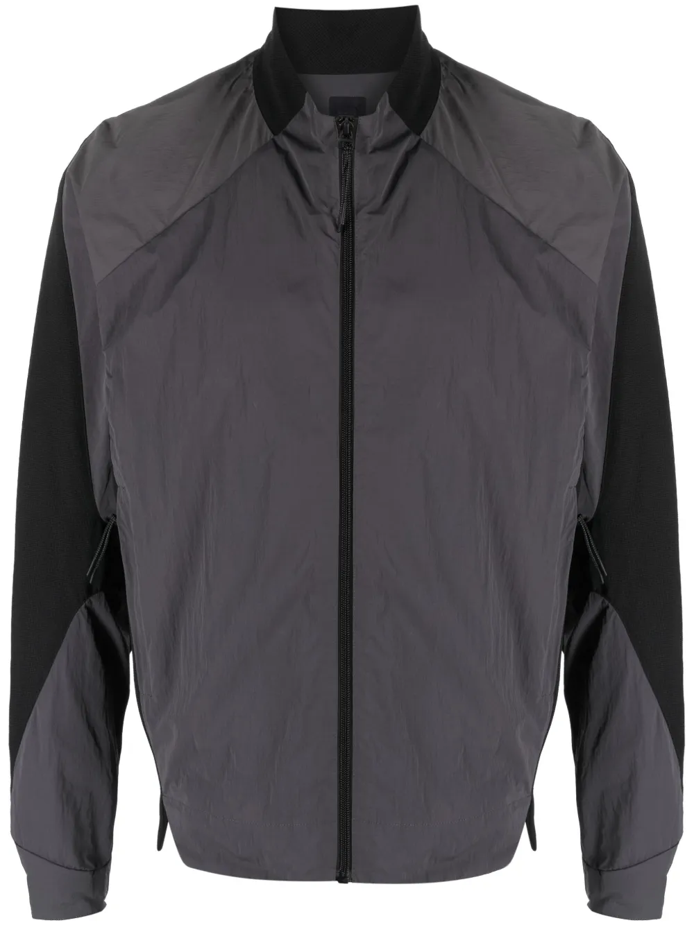 J.LAL zipped high-neck panelled jacket | Grey | Image 1