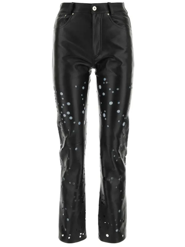 ボトムスその他 DURAZZI MILANO FW23 Black leather pant (LP02 B001) 21419439_54786764_600.jpg