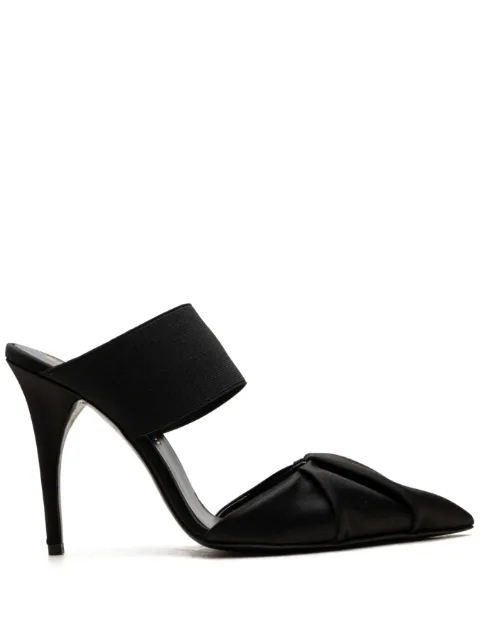 Bruno Frisoni 105mm draped-design stiletto mules