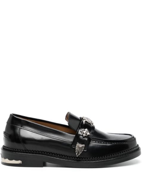 Toga Pulla round-toe leather loafers