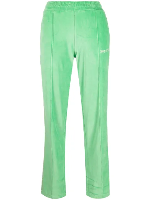 Sporty & Rich pants con acabado de toalla y logo bordado