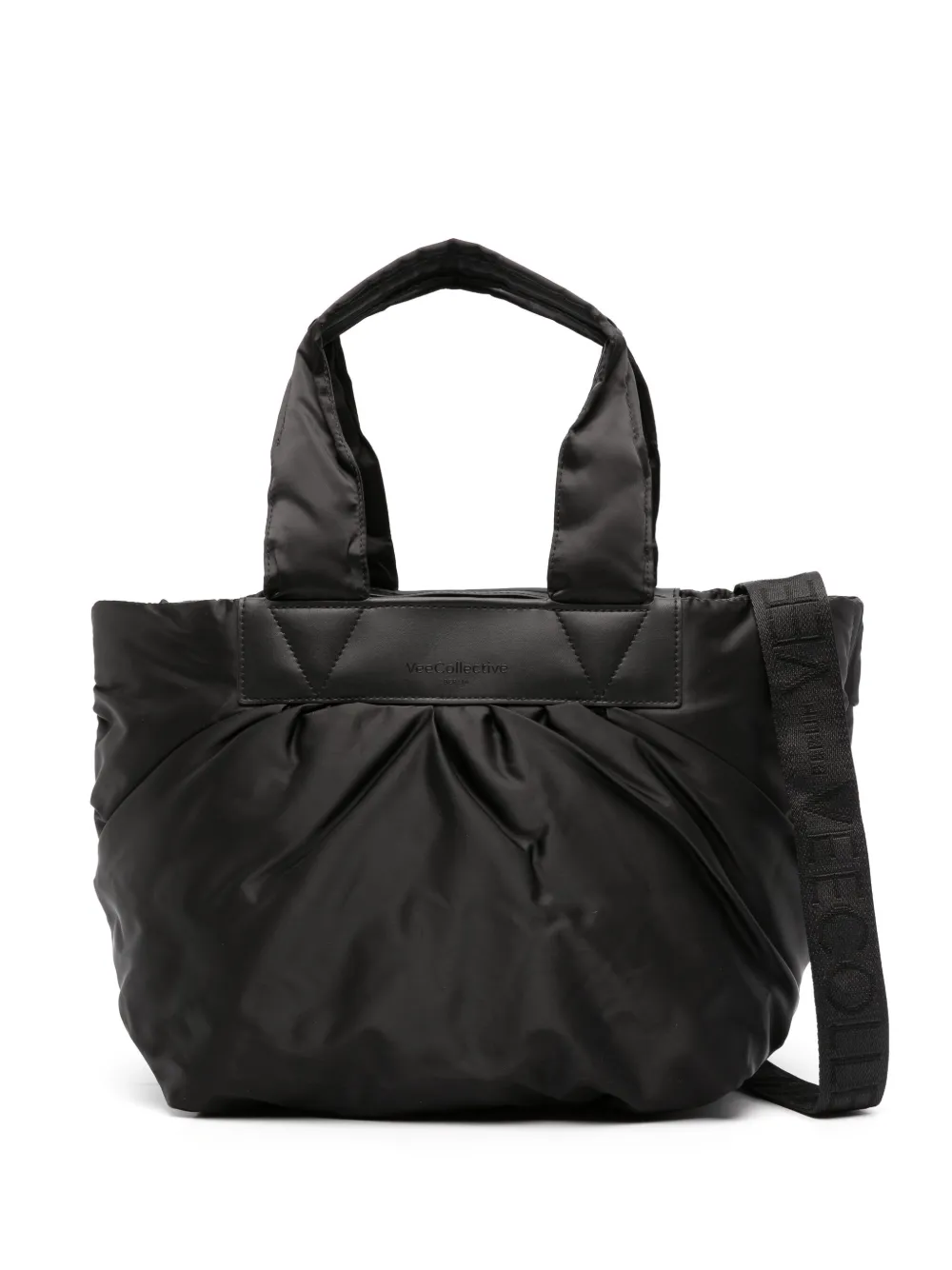 Shop Veecollective Small Caba Tote Bag In Black