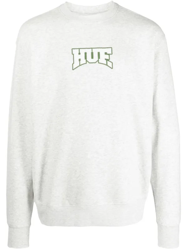 Huf logo-embroidered crew-neck Sweatshirt - Farfetch