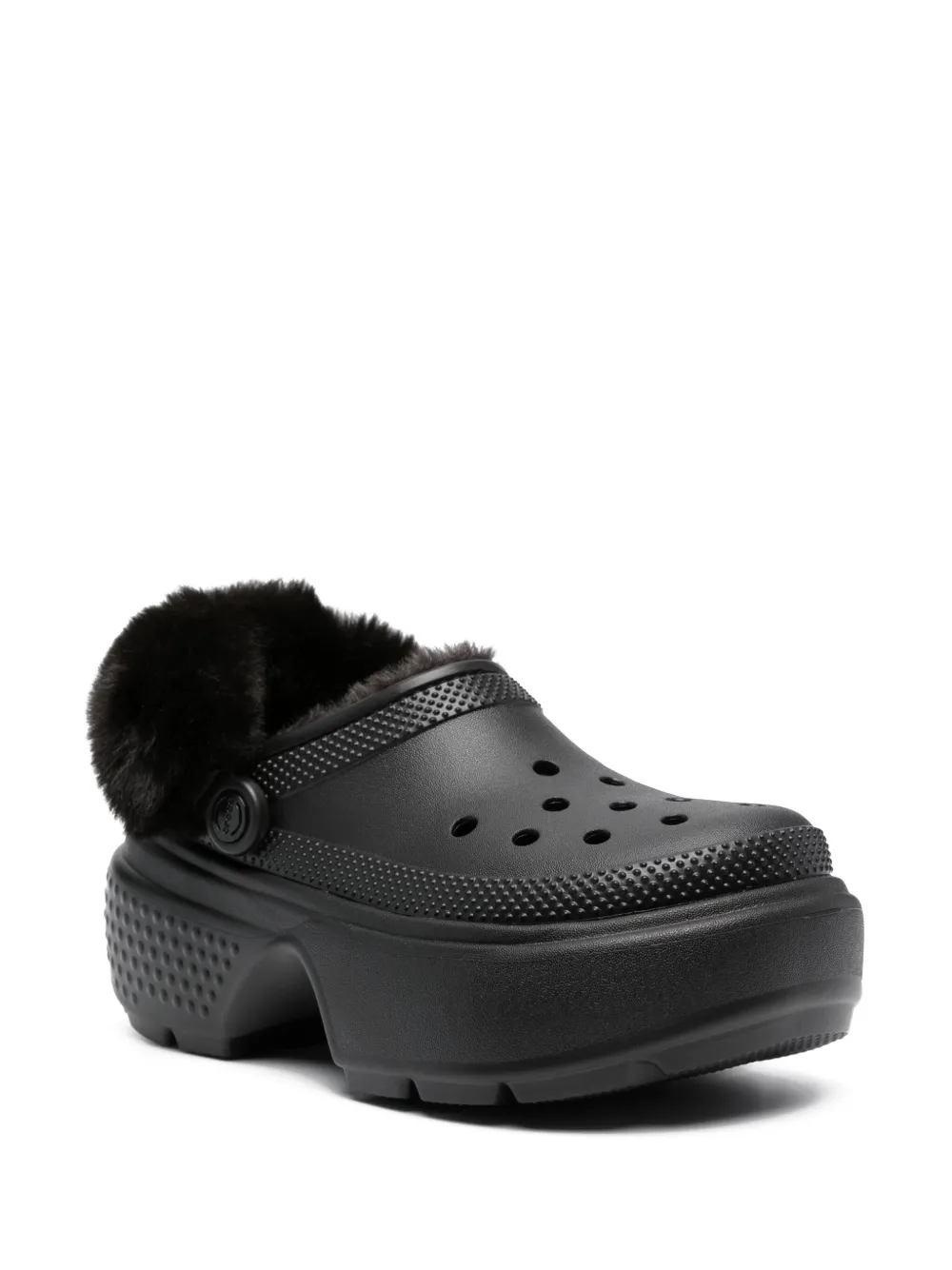 Crocs Stomp faux-fur lining chunky clogs | Image 2