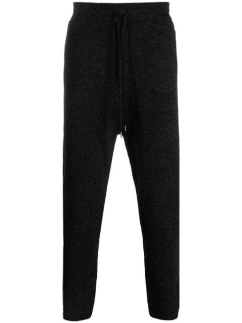 Isabel Benenato drawstring drop-crotch track pants