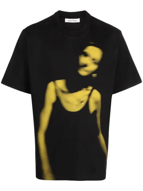 Wood Wood Haider Dancing cotton T-shirt