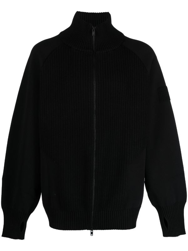 Black knitted online sweatshirt