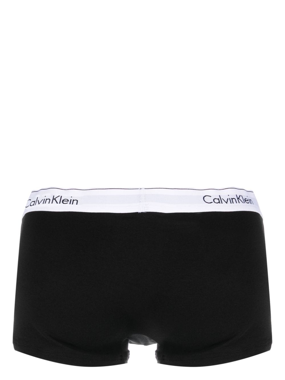 Shop Calvin Klein Logo-waistband Boxer Pack (pack Of Three) In Black