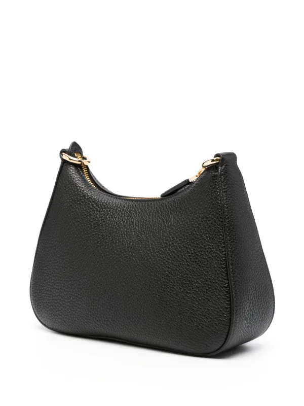 Prada レザーショルダーバッグ | ブラック | FARFETCH JP