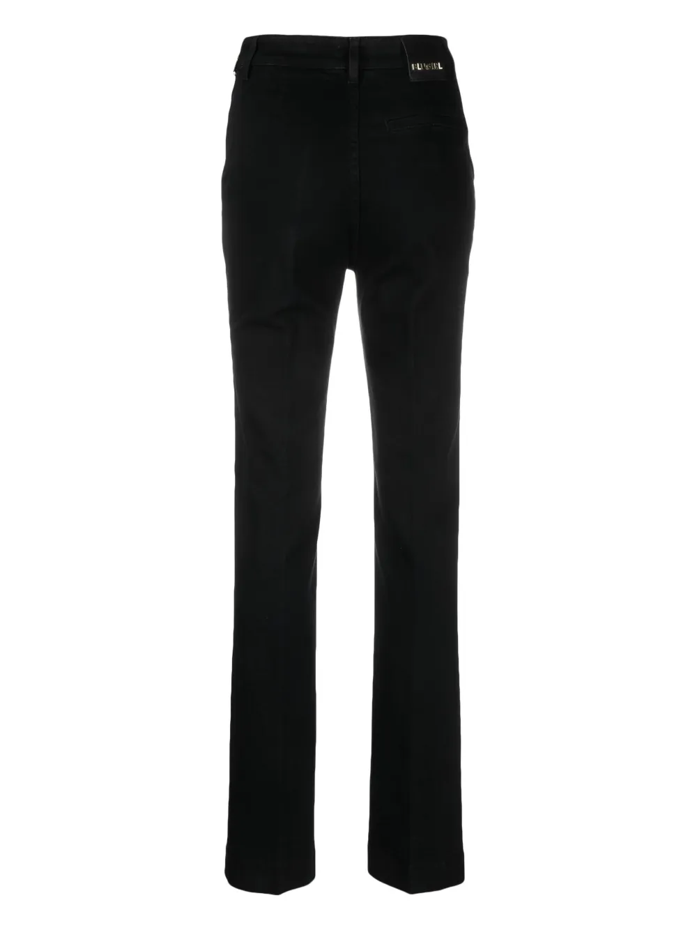 Blugirl logo-buckle bootcut jeans - Zwart