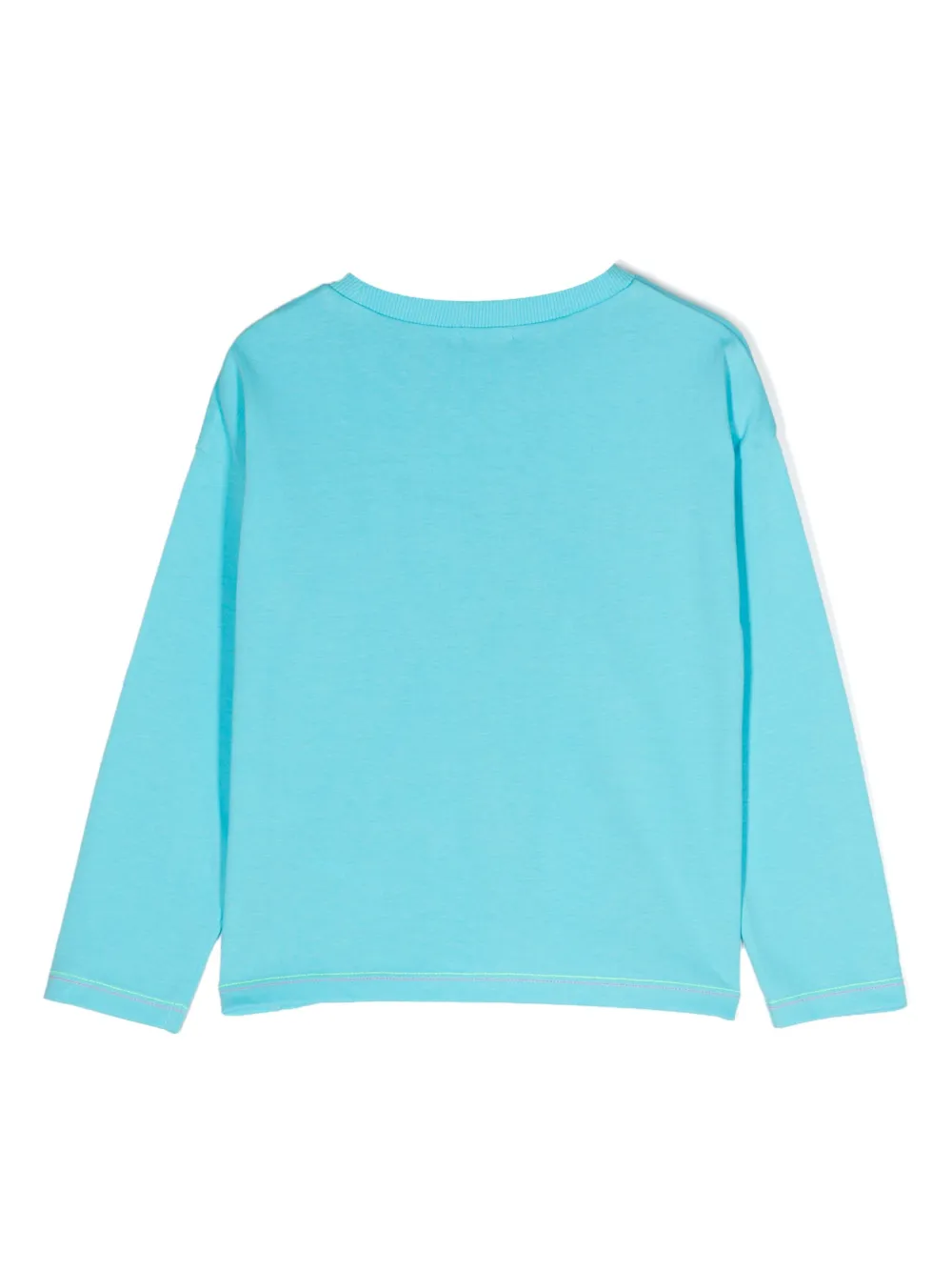 Billieblush graphic-print cotton sweatshirt - Blauw