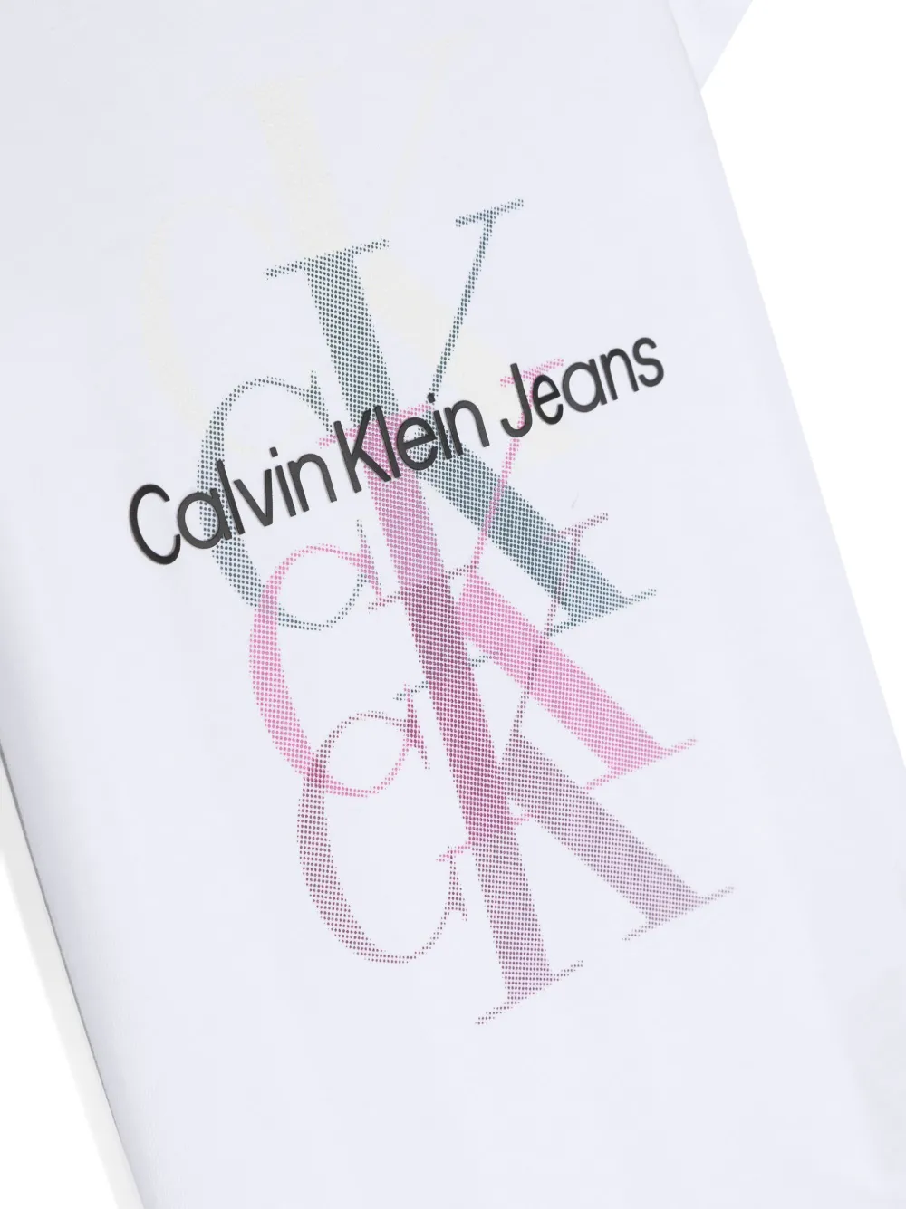 Calvin Klein Kids T-shirt met logoprint Wit