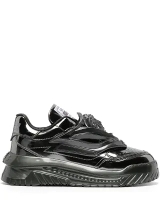 国内発送☆送料関税込【VERSACE】Baroque Odissea スニーカー Versace Black Odissea Sneakers Versace