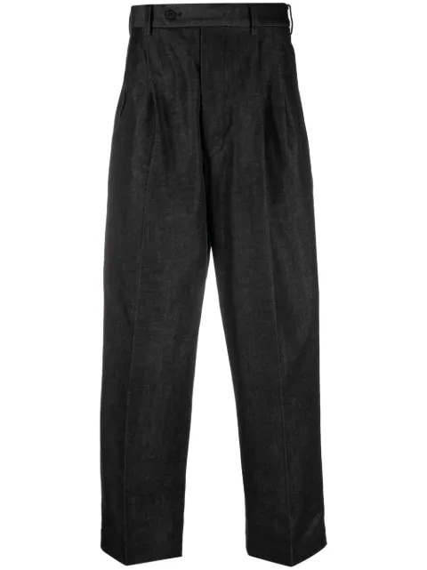 Comme Des Garçons Homme pleat-detailing straight-leg trousers