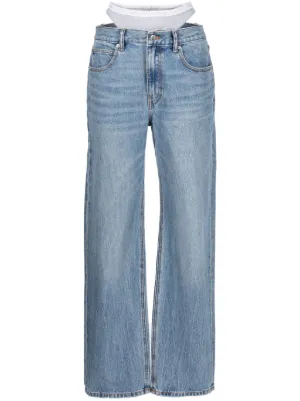 Le Jean straight-leg Cut Jeans - Farfetch