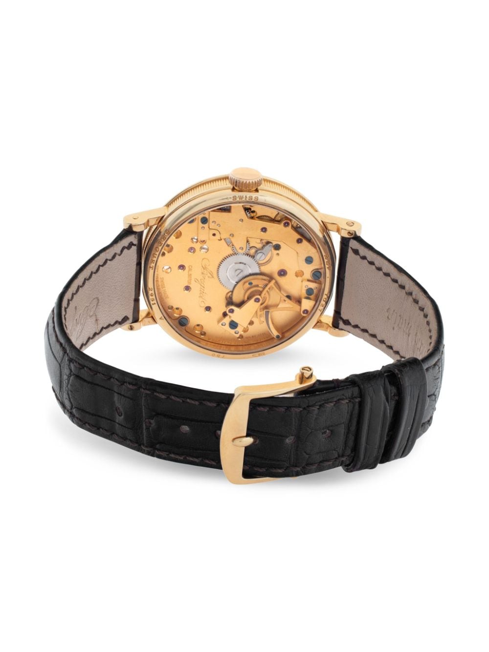 Pre-owned Breguet  Tradition 38mm In Gold