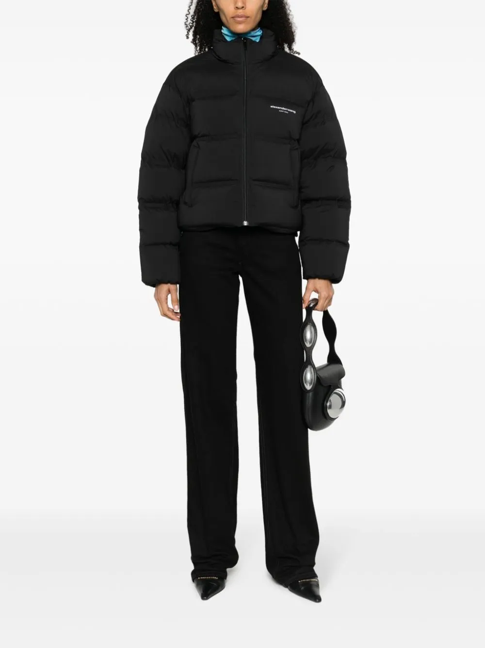 Alexander Wang Bodywarmer met logoprint Zwart