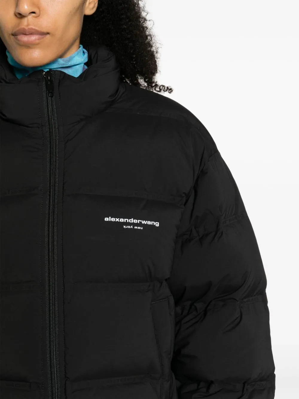 Alexander Wang Bodywarmer met logoprint Zwart