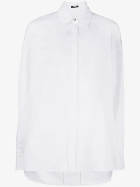 Versace button-up cotton shirt