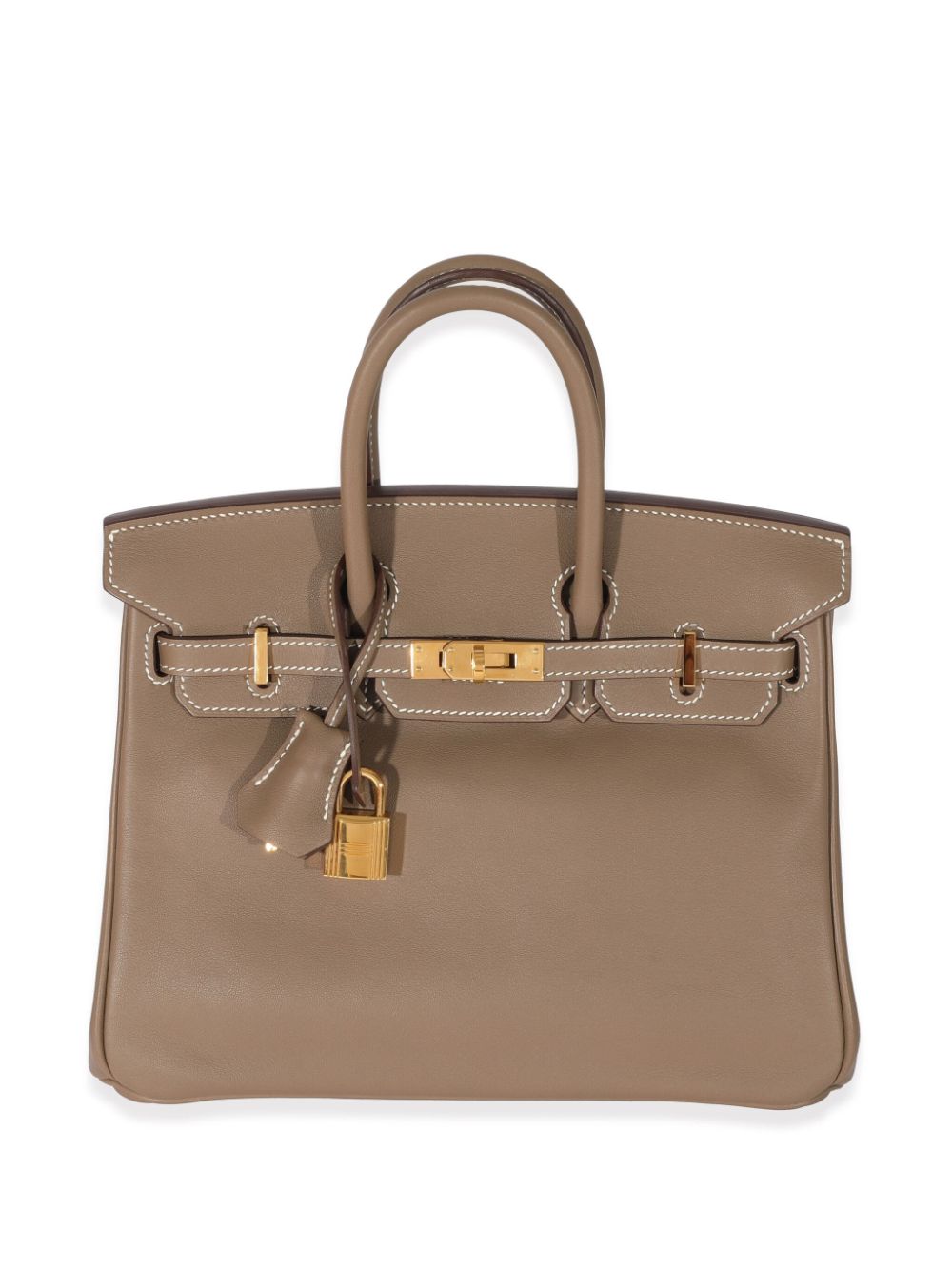 Pre-owned Hermes 2016  Birkin 25 Handbag In Brown