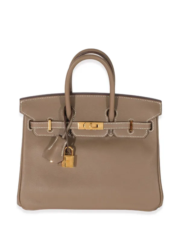 Hermes Pre Owned 2016 Birkin 25 handbag women Leather One Size Brown