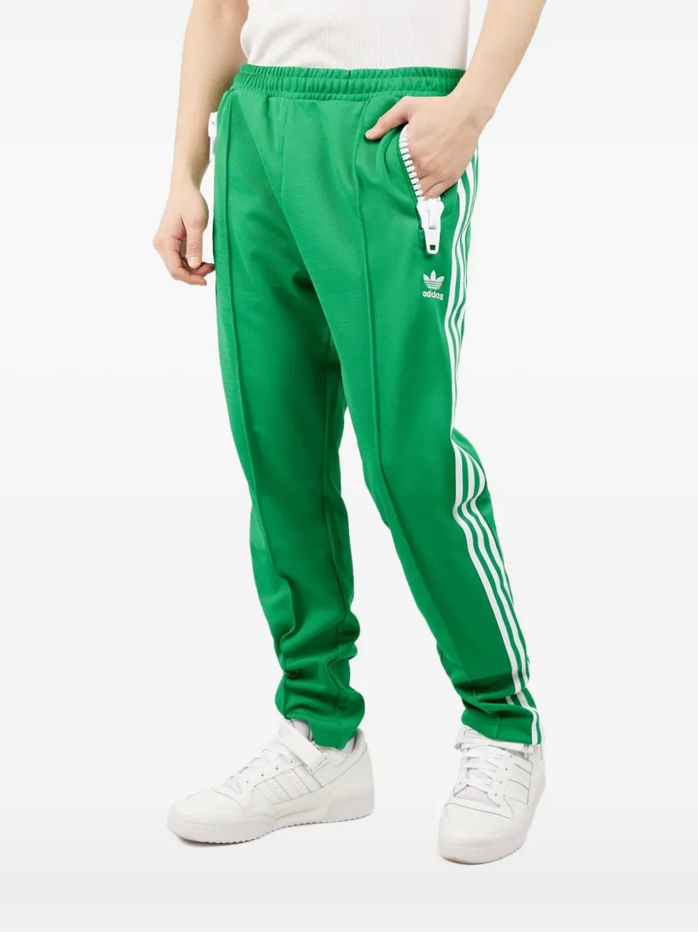 adidas logo-print track pants | Green | Image 1