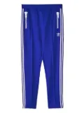 adidas side-zip three-stripe trousers - BLUE